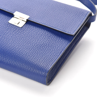 Hermes Chevre Mysore Clic 16 Wallet Bleu Electrique 8 of 8