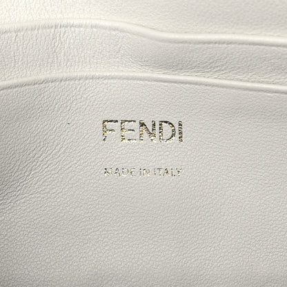 Fendi Nappa FF 1974 Embossed Mini Baguette White 6 of 10