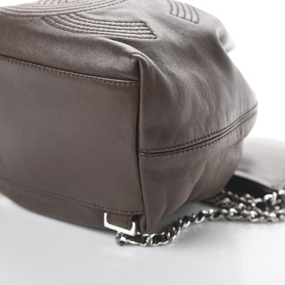 Chanel Lambskin CC Drawstring Backpack Brown 7 of 10