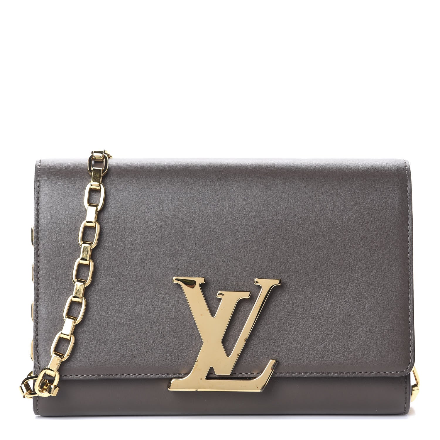 Louis Vuitton Calfskin Chain Louise Granit 1 of 8