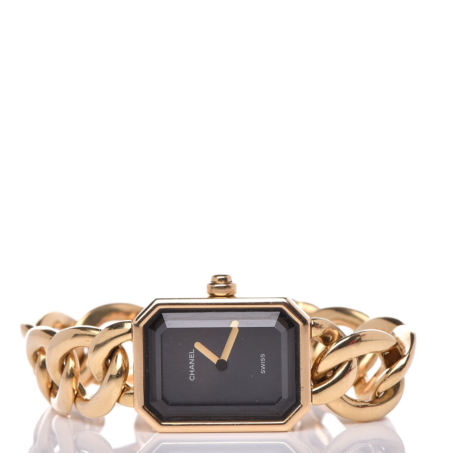 18K Yellow Gold 20mm Chain Premiere Quartz Watch M