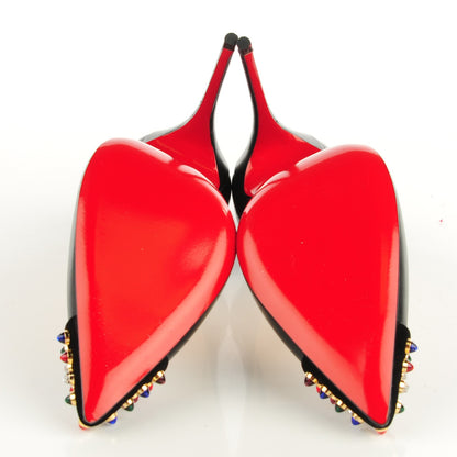 Christian Louboutin Kid Cabo 120 Pumps 37 Black Multicolor 6 of 7