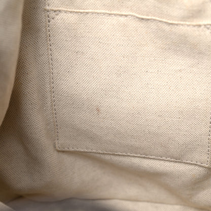 Gucci GG Supreme Monogram Neo Vintage Drawstring Bucket Backpack Beige New Acero Crop 13 of 22