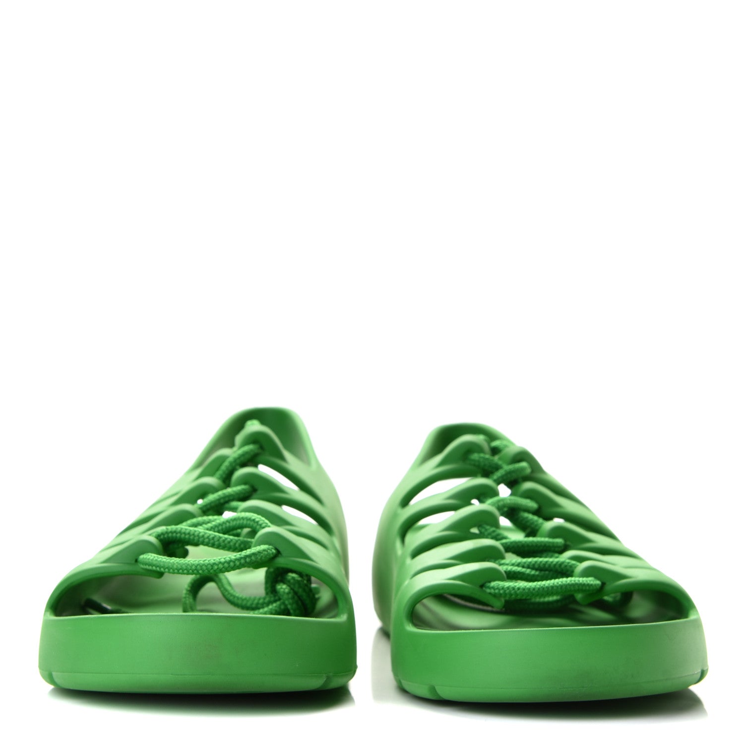 Bottega Veneta Rubber Jelly Sandals 37 Grass 5 of 9