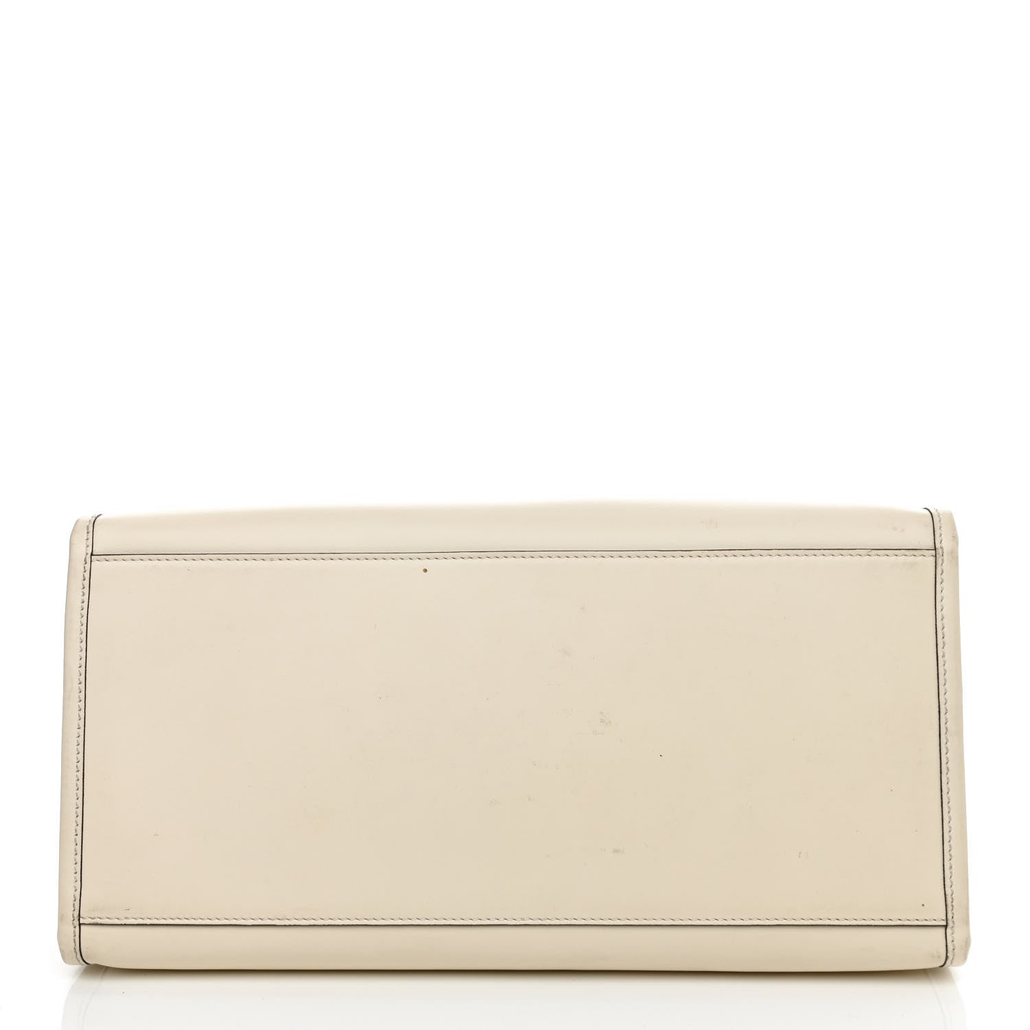 Fendi Vitello King Plexiglass Logo Embossed Large Fendi Sunshine Shopper Tote White Ice 13 of 17