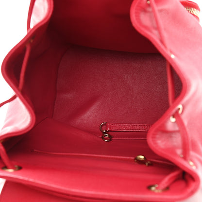 Chanel Caviar Quilted Business Affinity Backpack Red 5 of 10