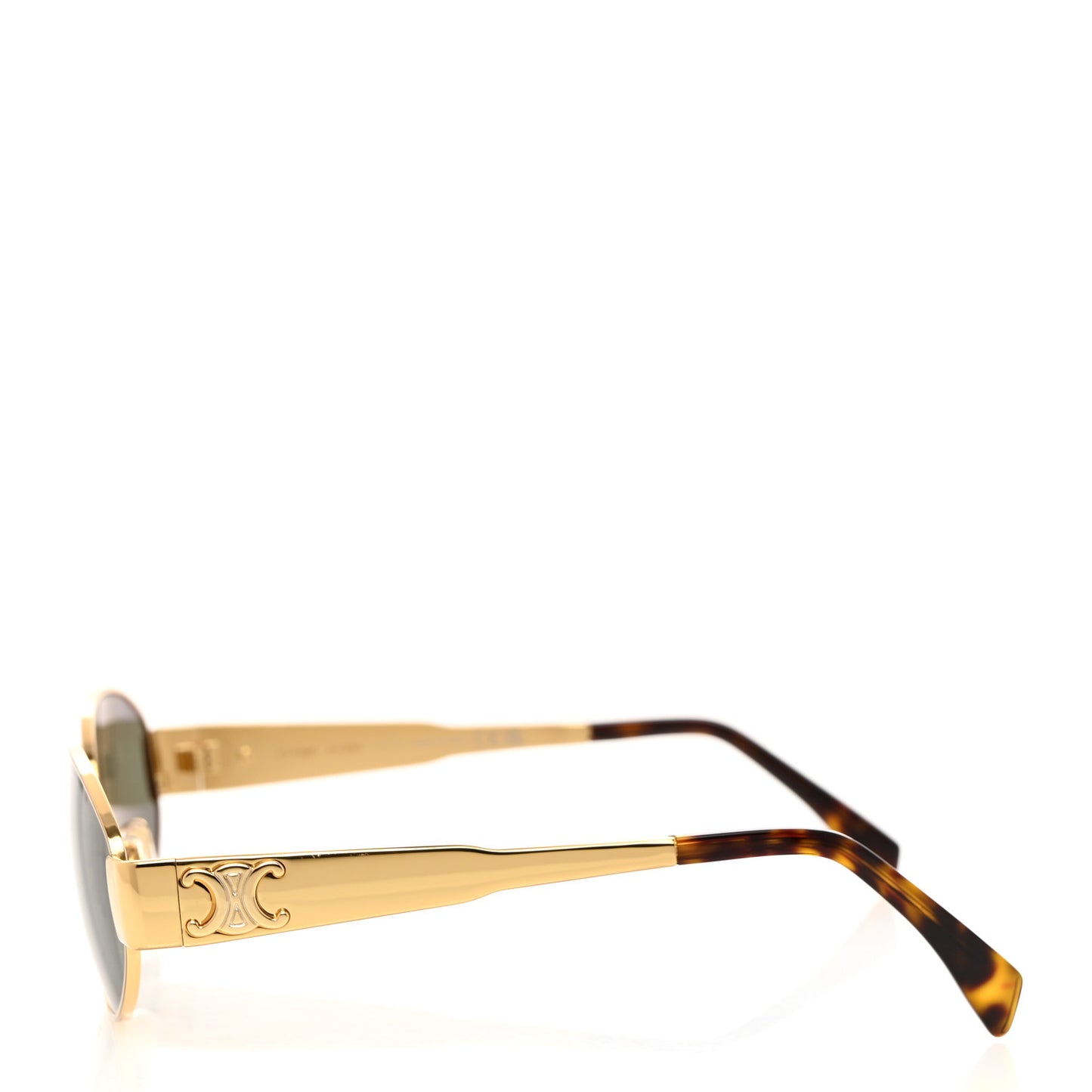 Metal Triomphe 01 Sunglasses CL40235U Gold Green