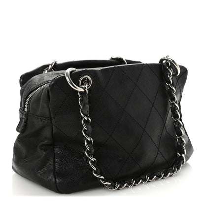 Chanel Distressed Caviar Outdoor Ligne Tote Black 3 of 10