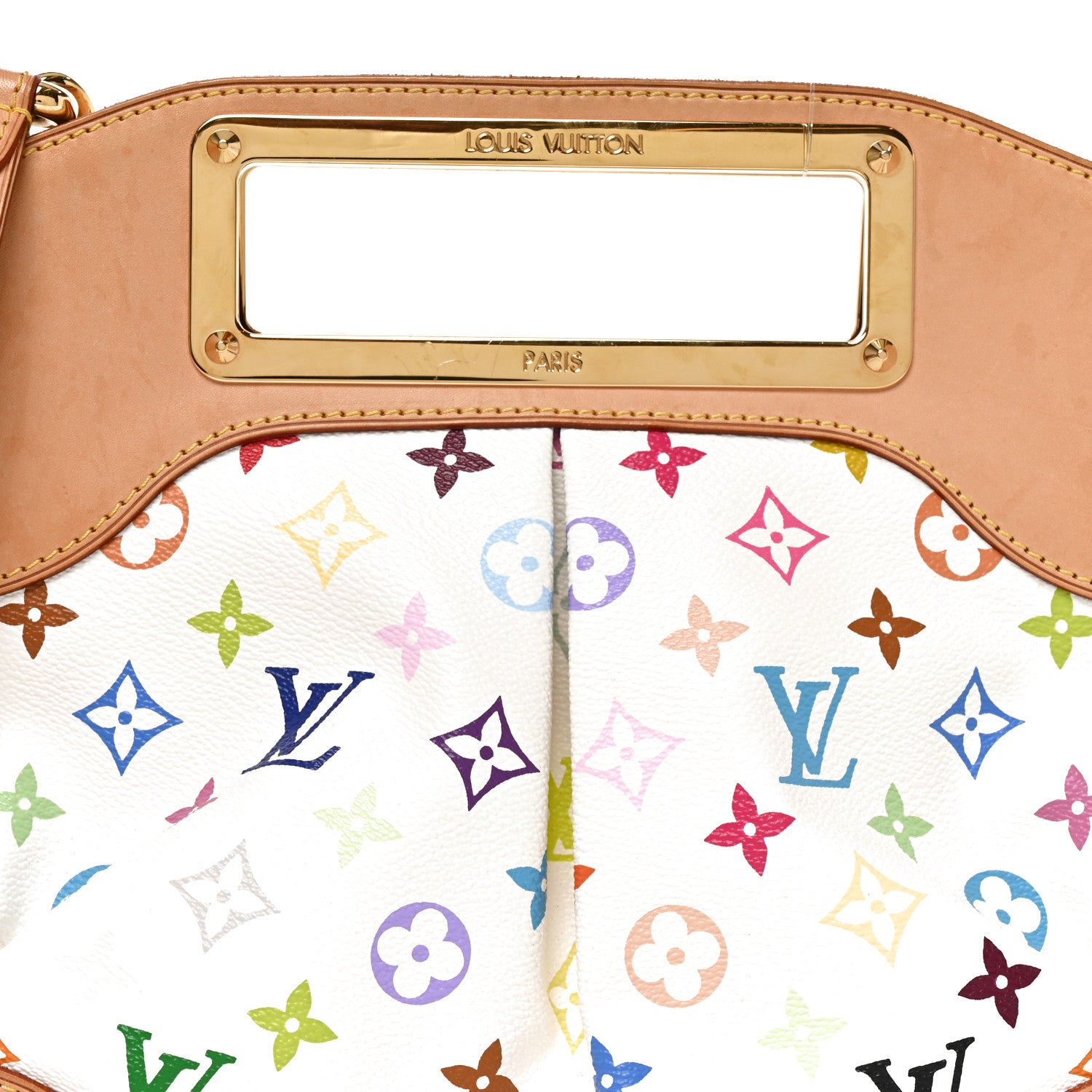 Louis Vuitton Monogram Multicolor Judy MM White 7 of 9