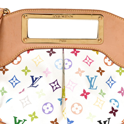 Louis Vuitton Monogram Multicolor Judy MM White 7 of 9