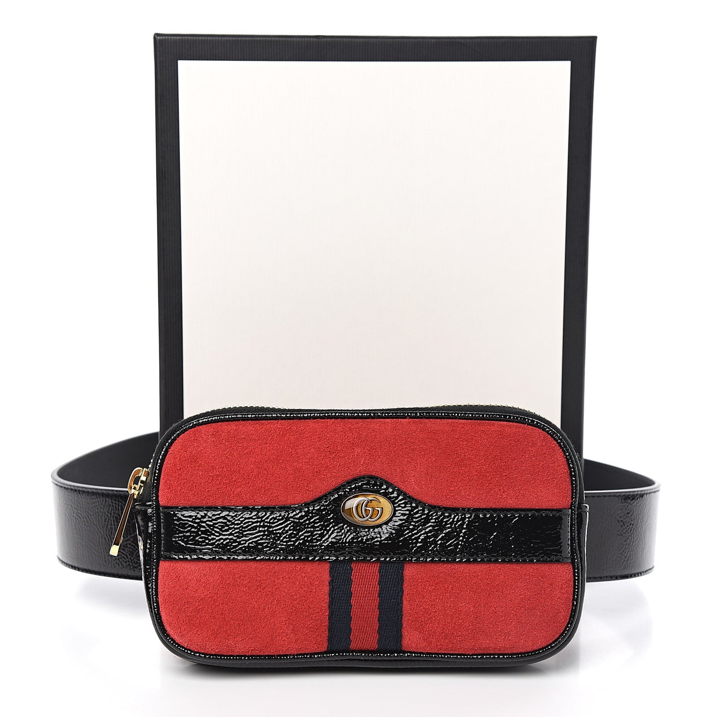 Suede Patent Ophidia Belted iPhone Case 90 36 Red