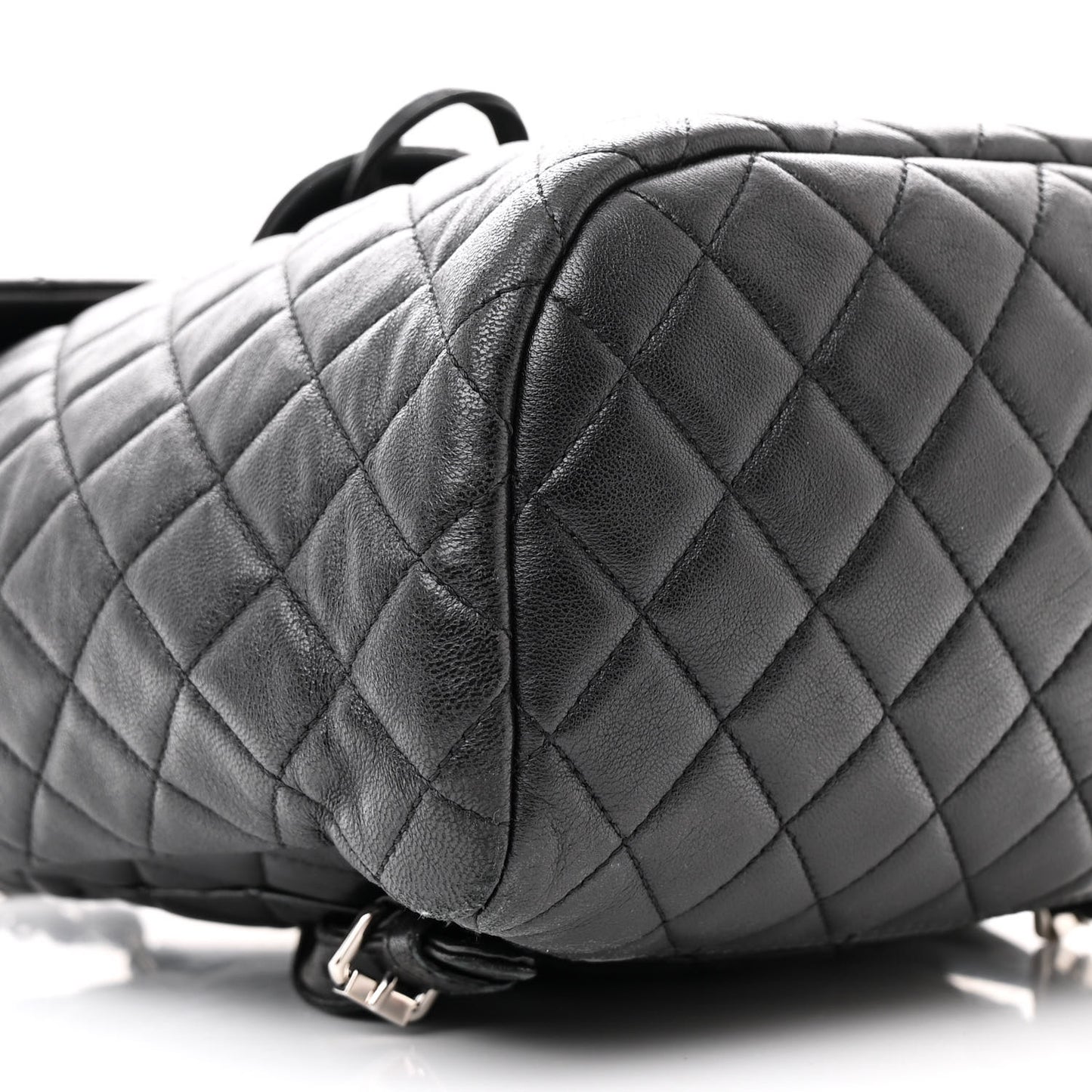 Calfskin Quilted Small Urban Spirit Backpack Black