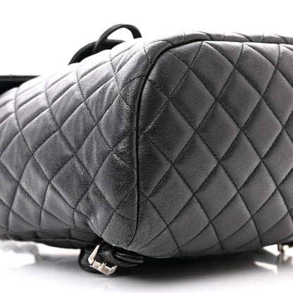 Chanel Calfskin Quilted Small Urban Spirit Backpack Black 9 of 14
