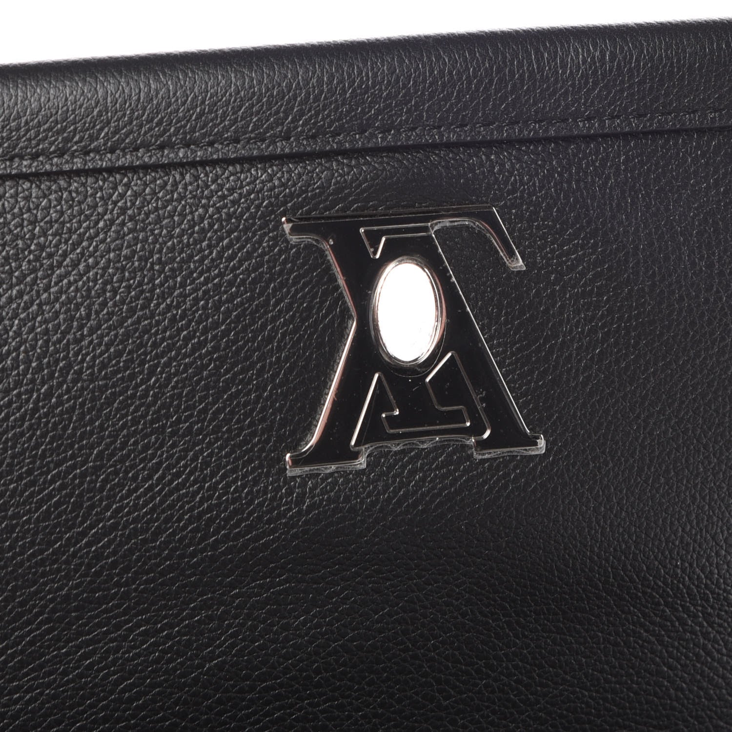 Louis Vuitton Calfskin Lockme II Chain Bag BB Black 10 of 14