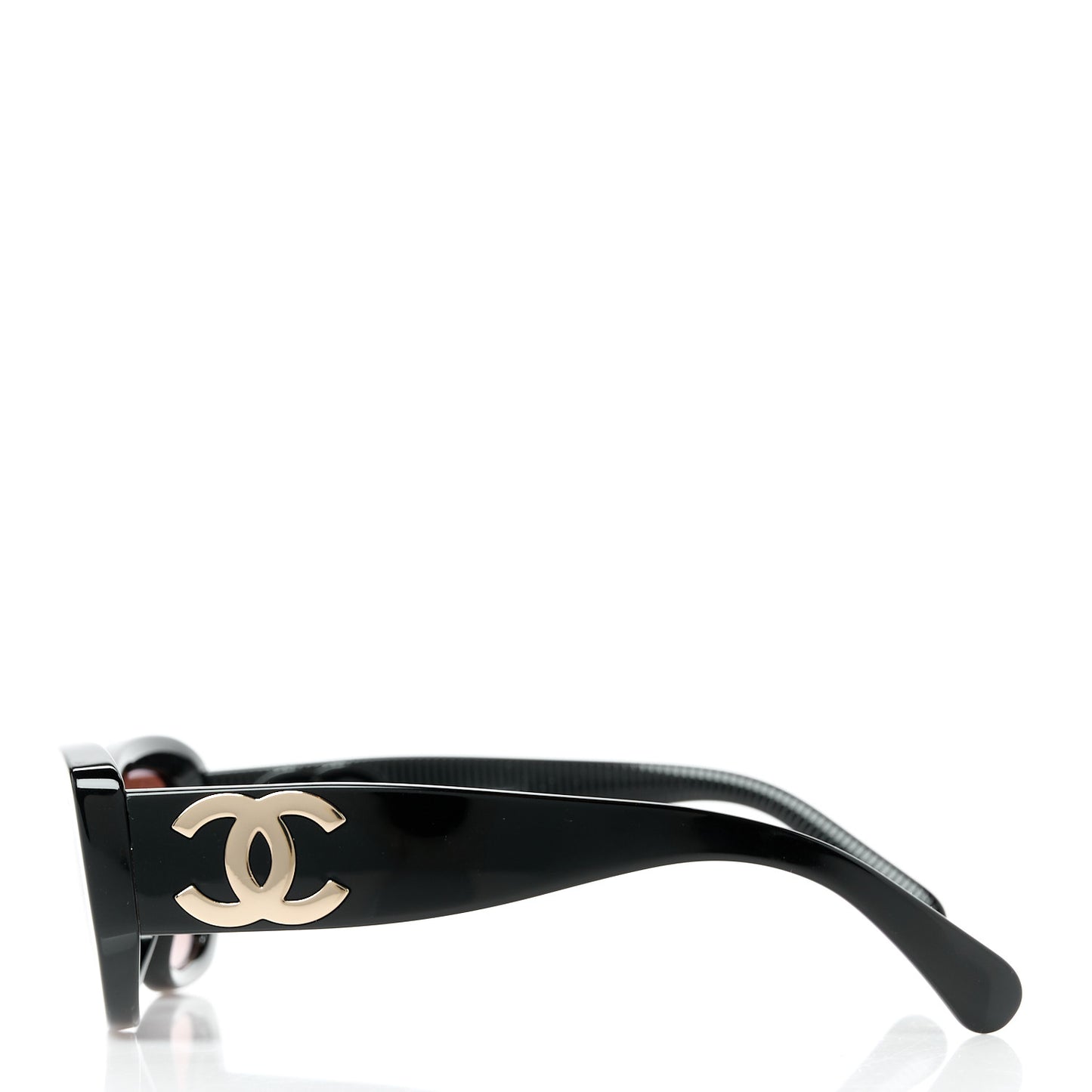 Acetate Rectangle Sunglasses 5493 Black Brown