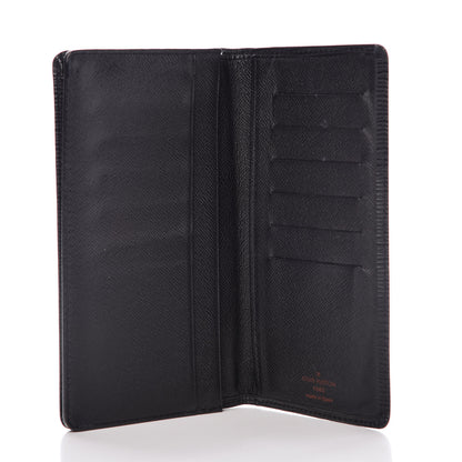 Louis Vuitton Epi Porte Valeurs Checkbook Wallet Black 5 of 14