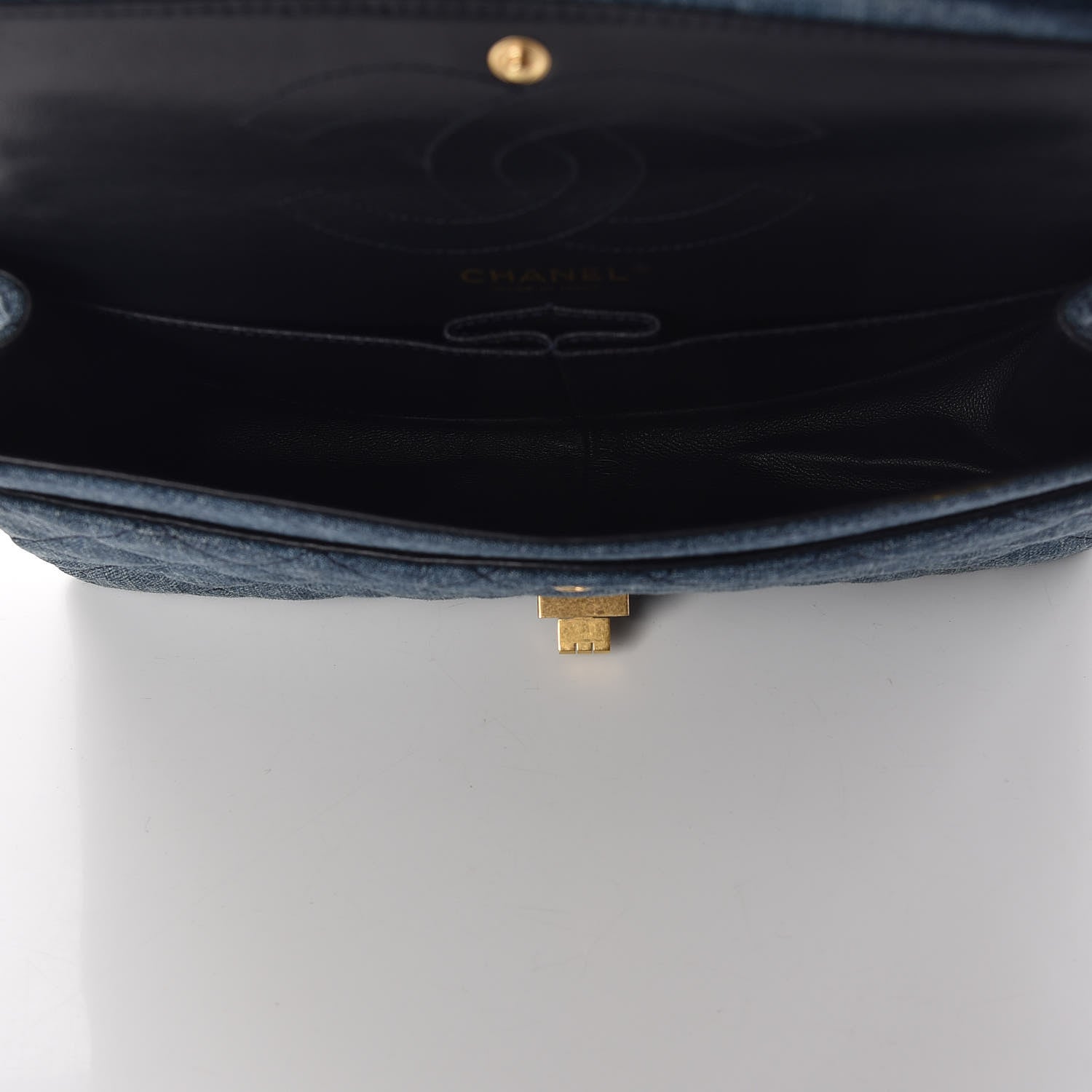Chanel Denim Quilted 2.55 Reissue 226 Flap Dark Blue 5 of 10