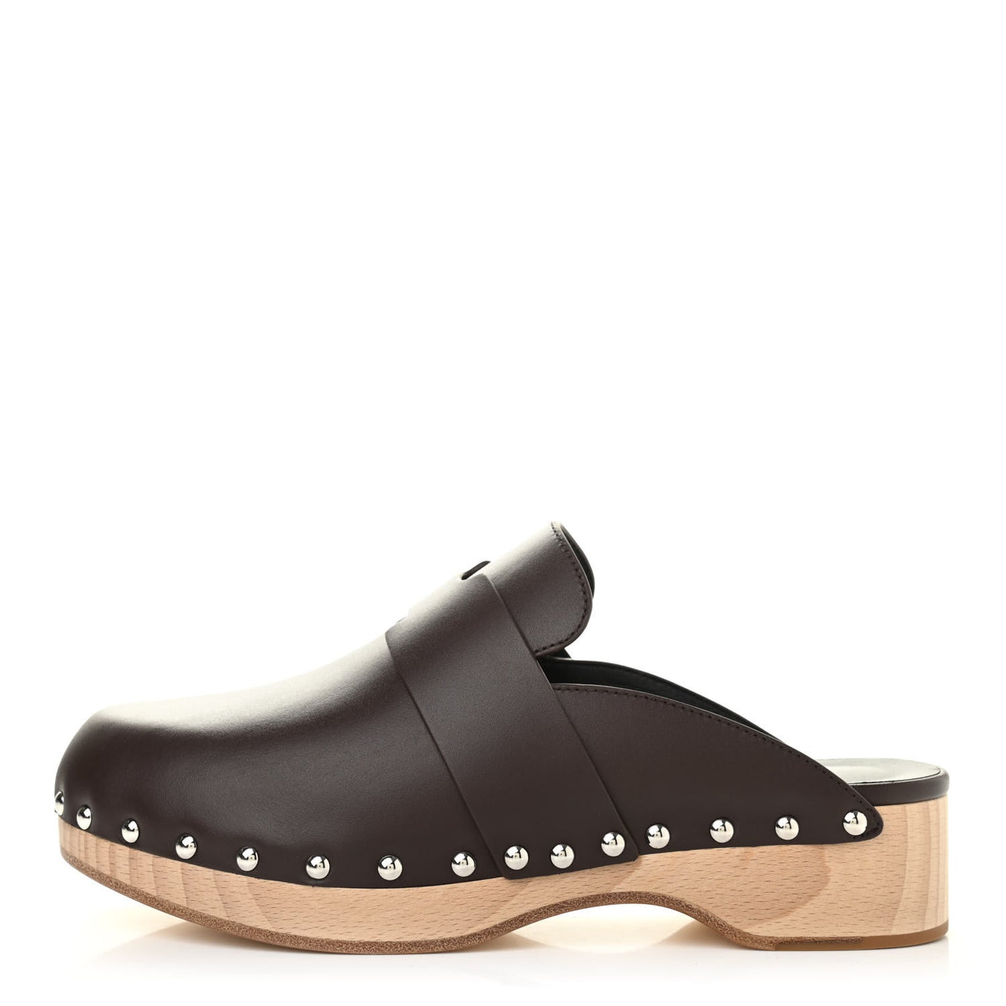 Calfskin Calya Mules 37 Cafe