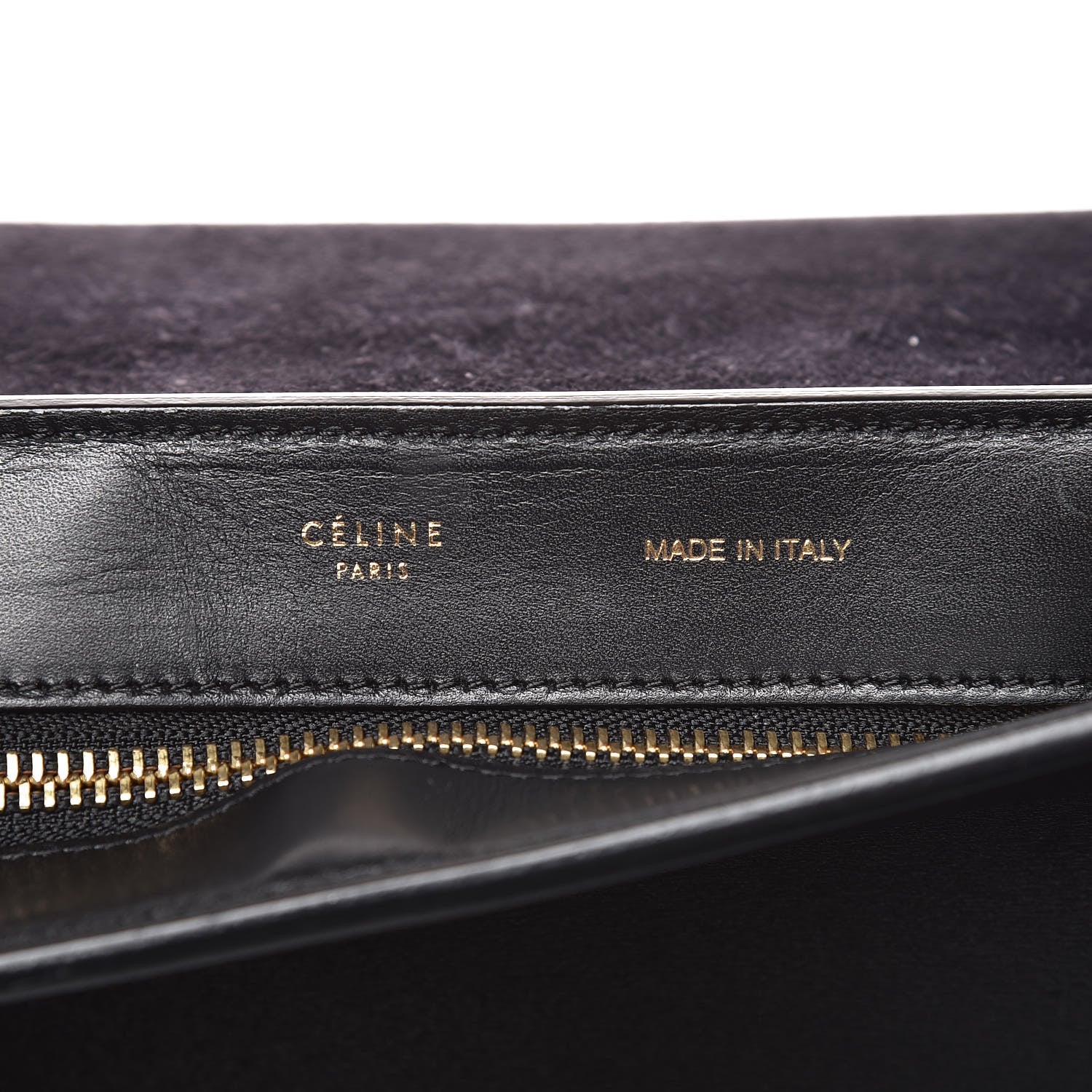 Celine Smooth Calfskin Medium Trapeze Black 6 of 16