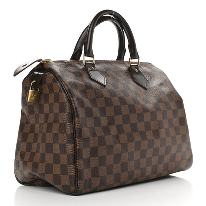 Louis Vuitton Damier Ebene Speedy 30 3 of 9