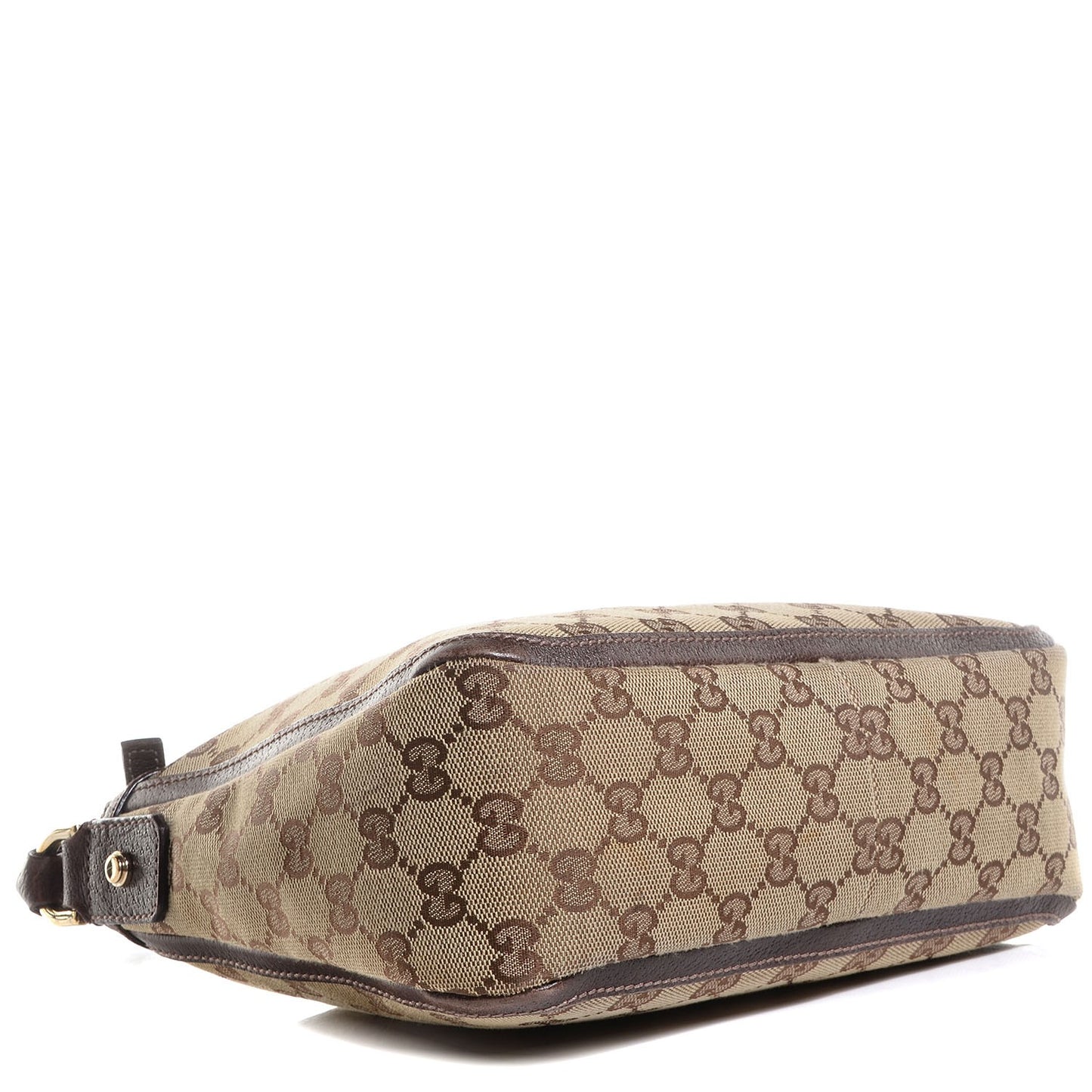 Monogram Abbey Shoulder Bag Dark Brown