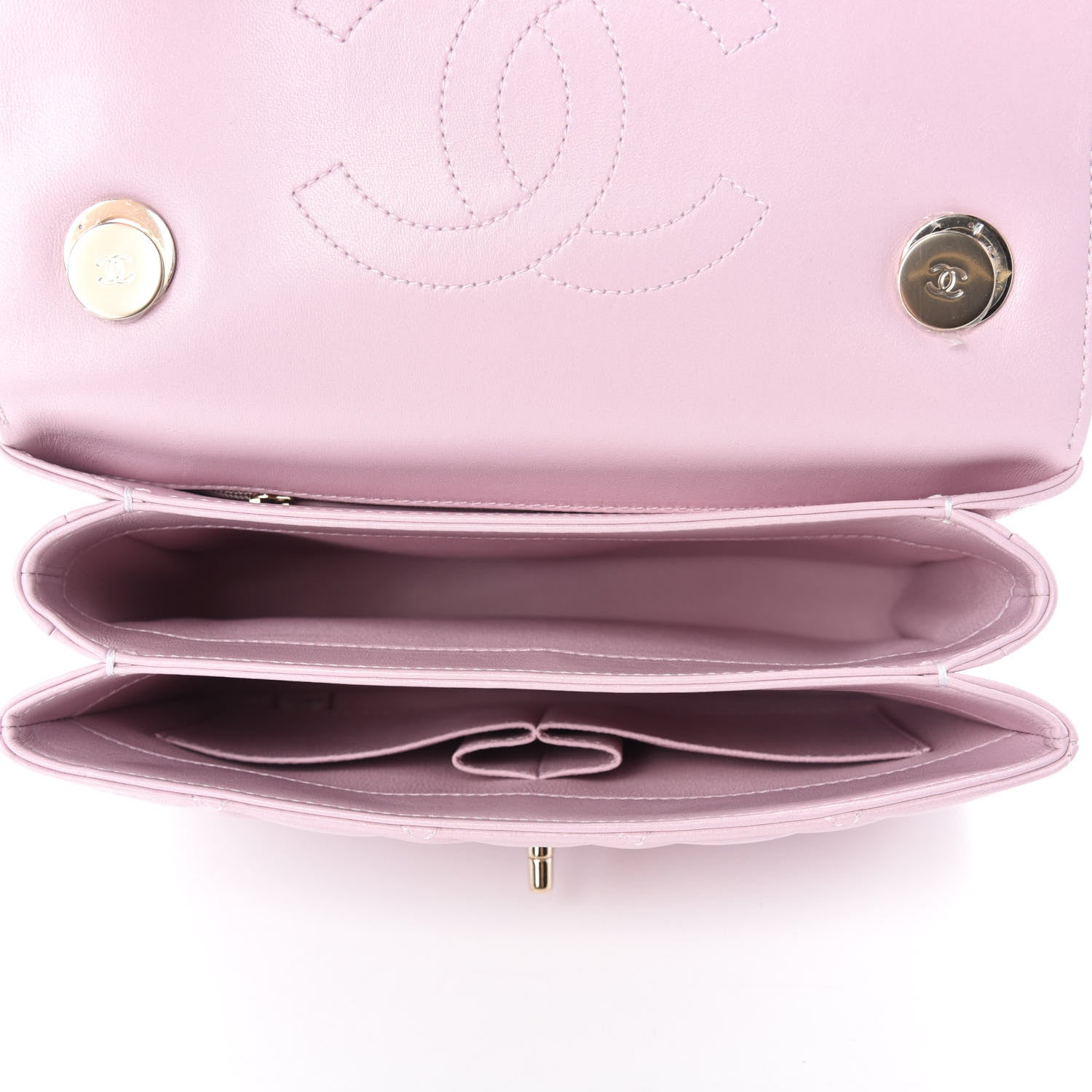 Chanel Lambskin Quilted Small Trendy CC Flap Dual Handle Bag Light Pink 5 of 11