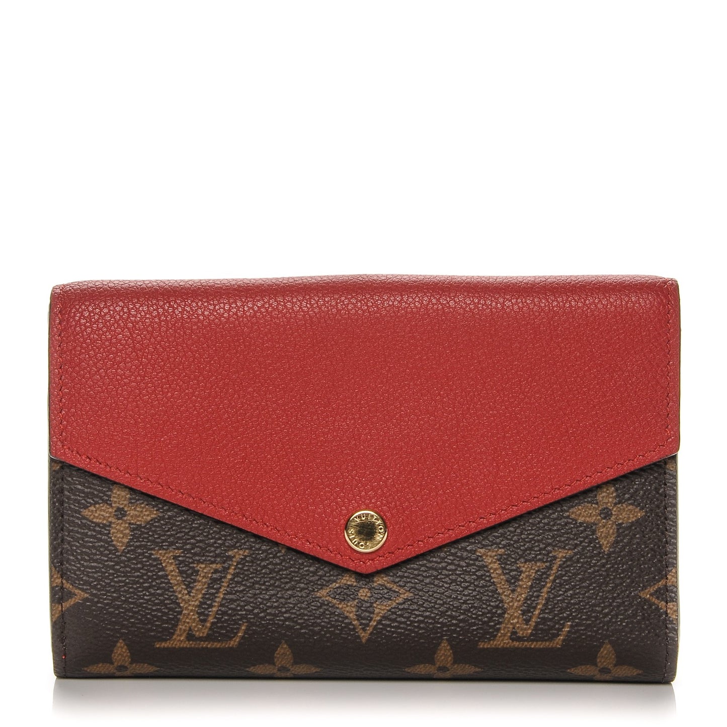 Monogram Pallas Compact Wallet Cherry