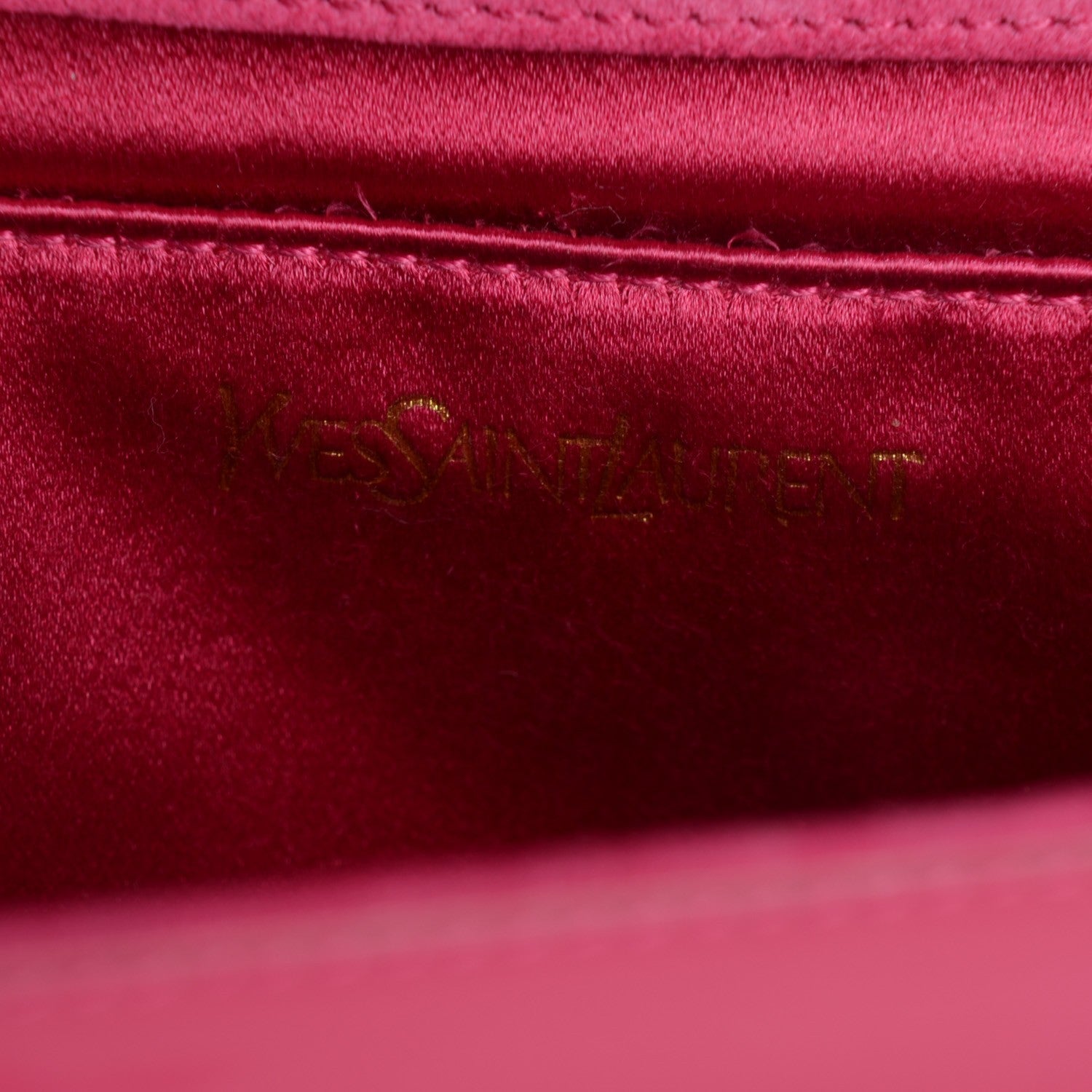 Saint Laurent Patent Monogram Large Belle De Jour Clutch Fuchsia 6 of 7