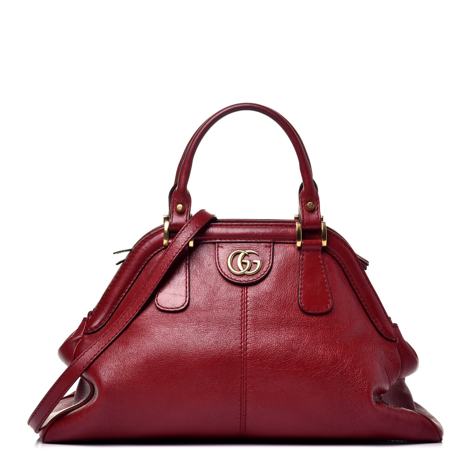 Gucci Piuma Lux Energy Medium Re(Belle) Top Handle Bag Romantic Cerise 1 of 10