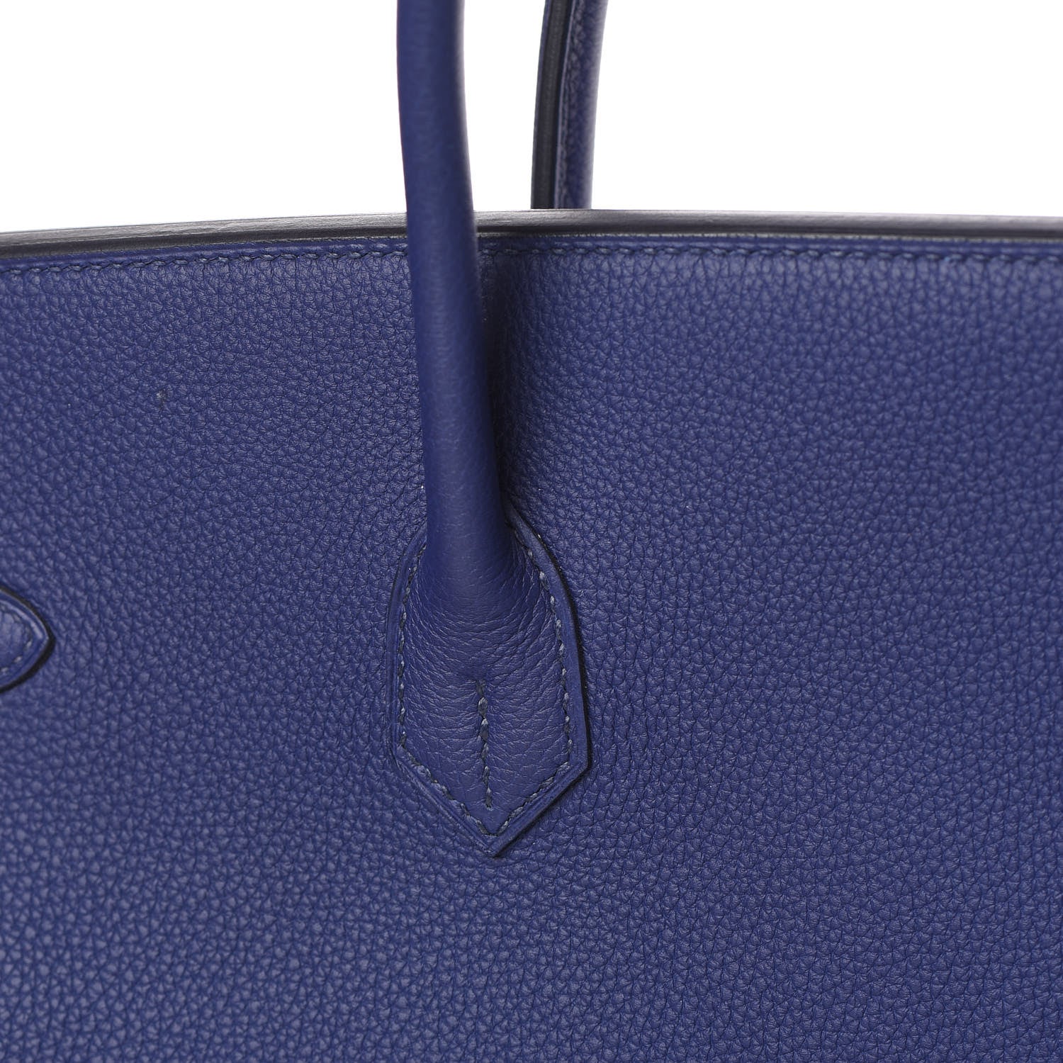 Hermes Togo Swift Officier Birkin 40 Bleu Encre Bordeaux 31 of 35