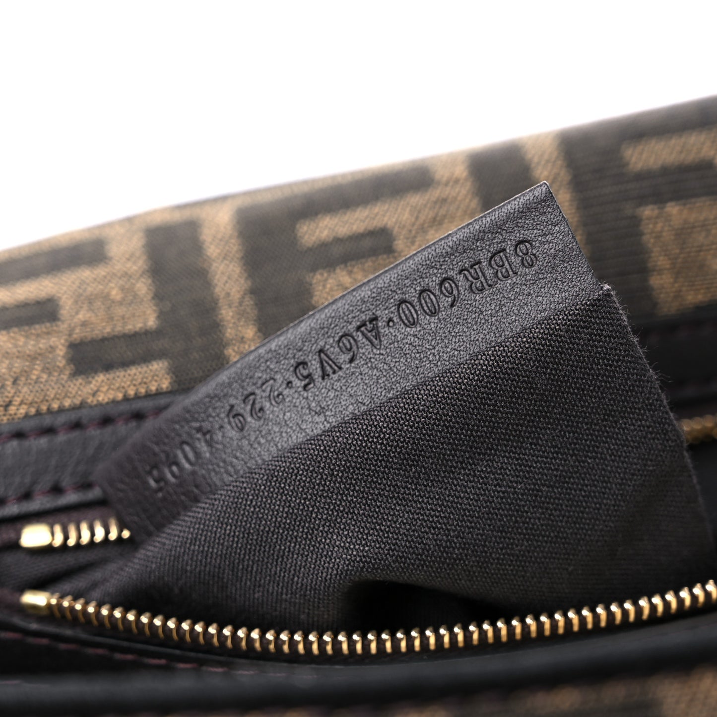 Fabric Jacquard FF 1974 Medium Baguette Tobacco Moro Black