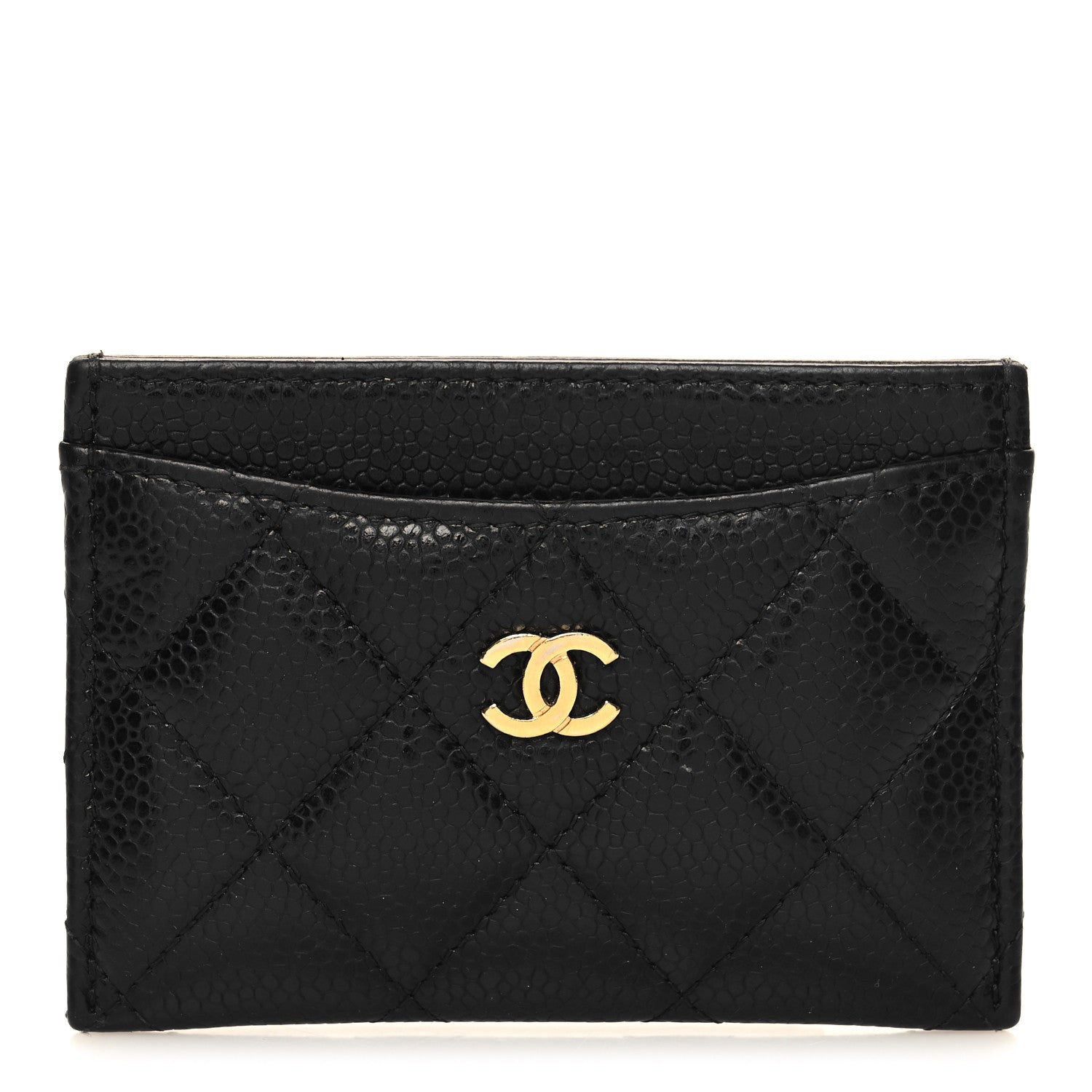 Chanel Caviar Quilted Card Holder Black 1 of 10