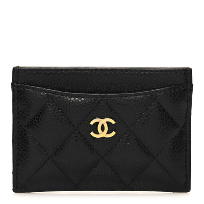 Chanel Caviar Quilted Card Holder Black 1 of 10