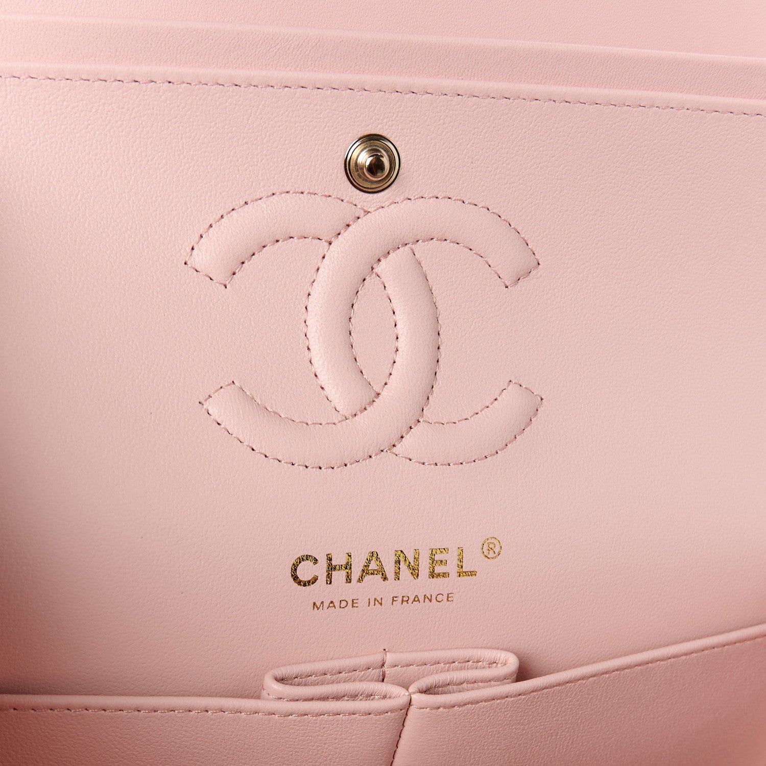 Chanel Lambskin Quilted Small Double Flap Light Pink 6 of 12