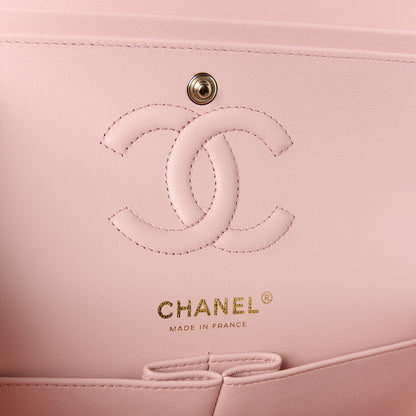 Chanel Lambskin Quilted Small Double Flap Light Pink 6 of 12