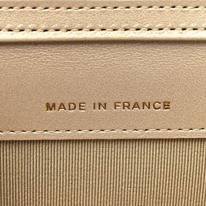 Chanel Metallic Lambskin Quilted Belt Bag Gold Gold 7 of 11
