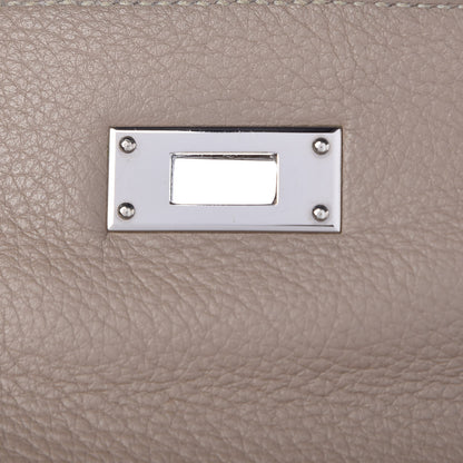 Hermes Taurillon Clemence Kelly Retourne 35 Gris Tourterelle 21 of 80