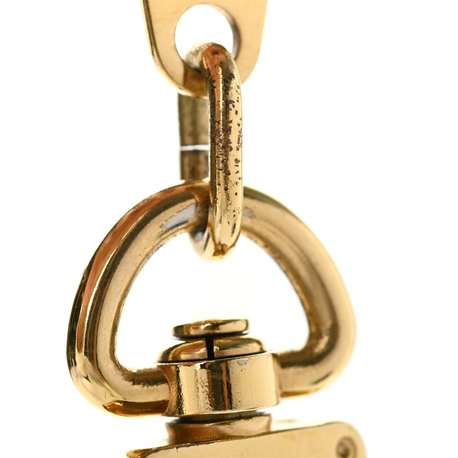 Louis Vuitton Pochette Extender Key Ring Gold 5 of 5