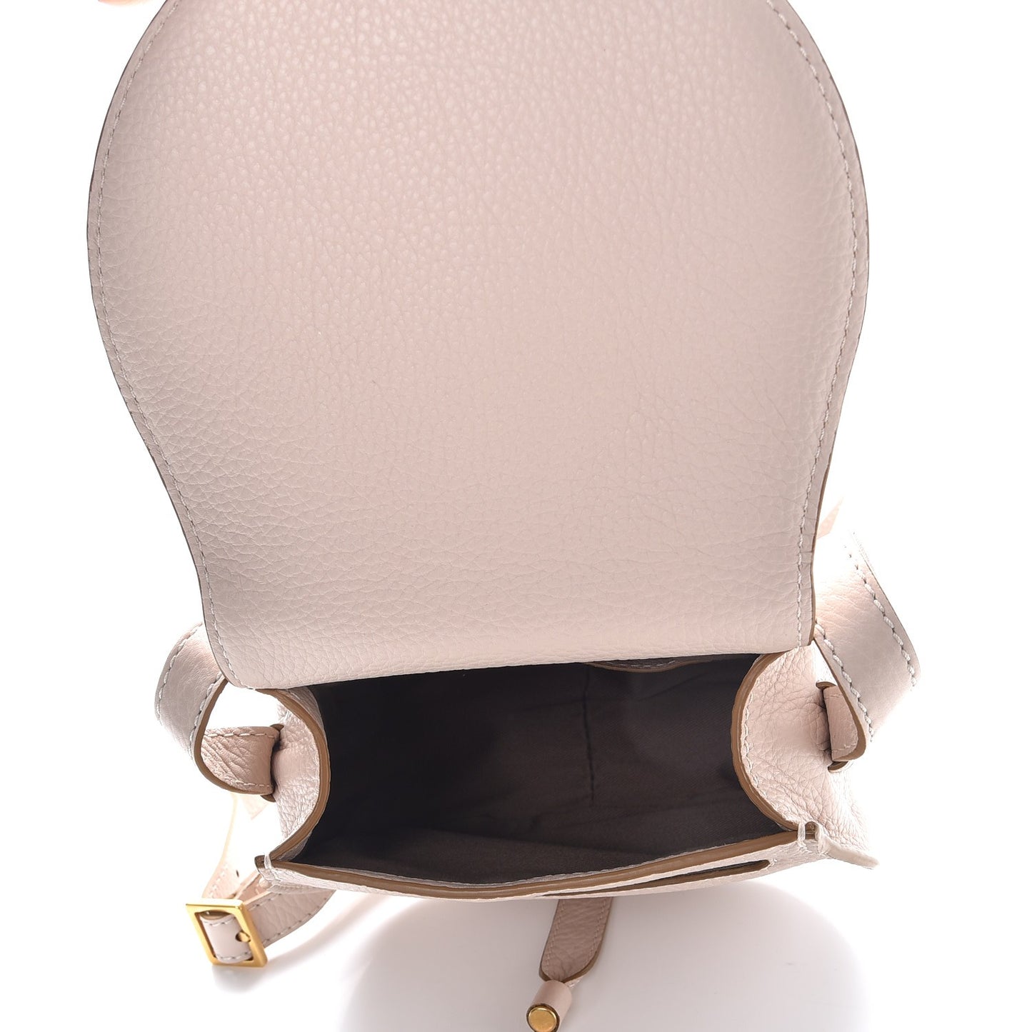 Calfskin Mini Marcie Round Crossbody Bag Abstract White