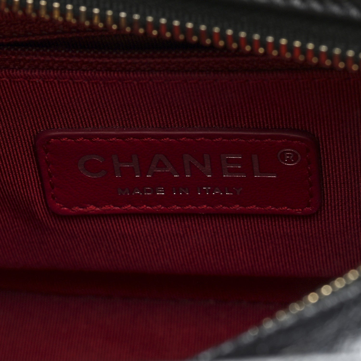 Chanel Aged Calfskin Quilted Small Gabrielle Logo Hobo Black 6 of 10