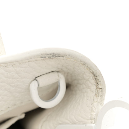 Louis Vuitton Taurillon Mini Capucines Monochrome White 10 of 12