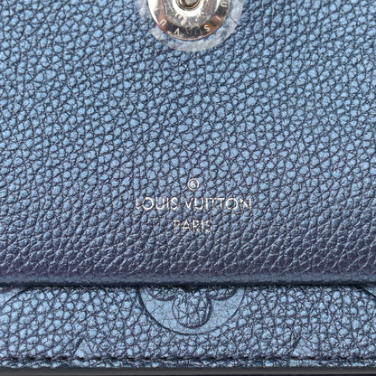 Louis Vuitton Metalli Empreinte Monogram Vavin Chain Wallet Navy Nacre 6 of 10