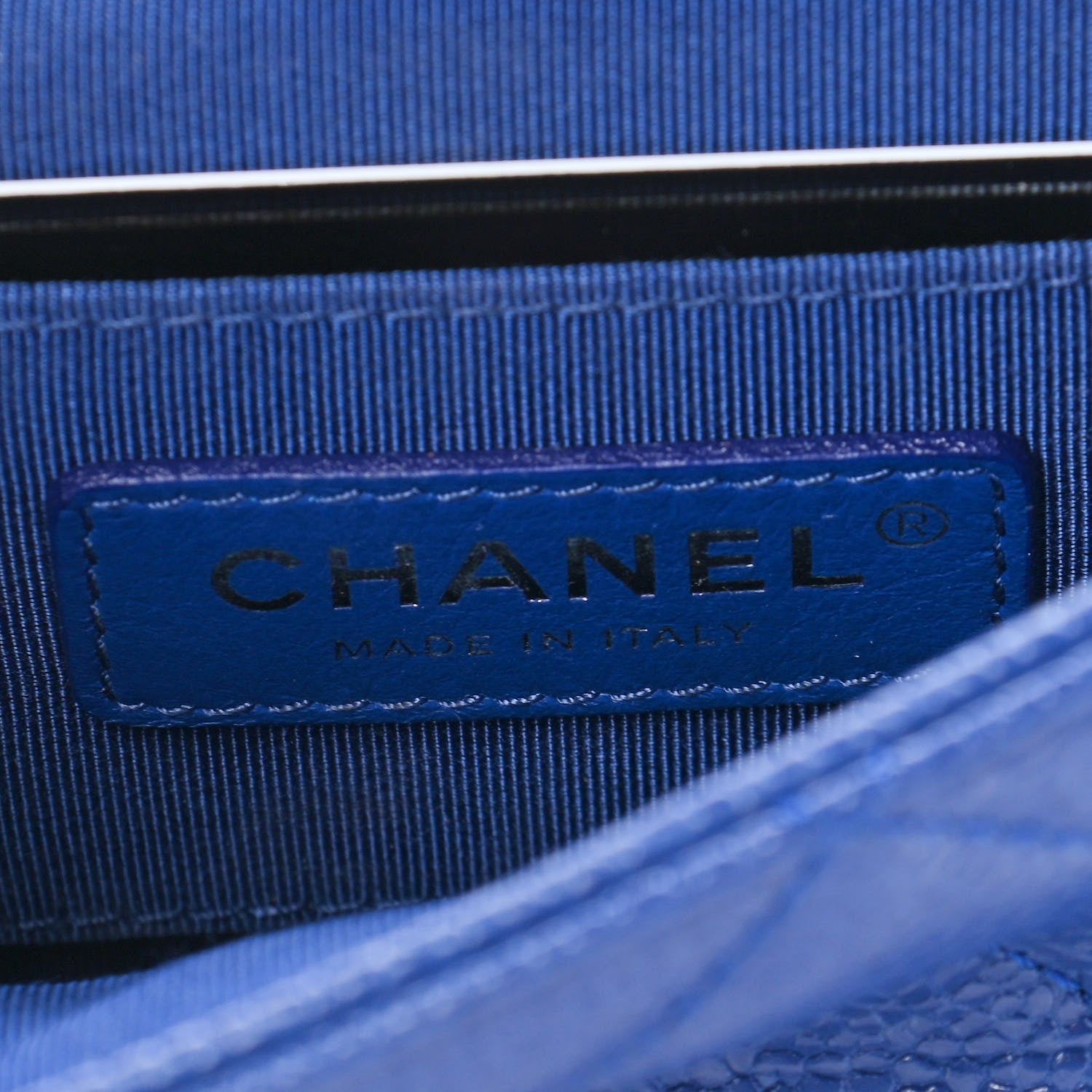 Chanel Caviar Quilted Incognito Mini Square Flap Dark Blue 6 of 9