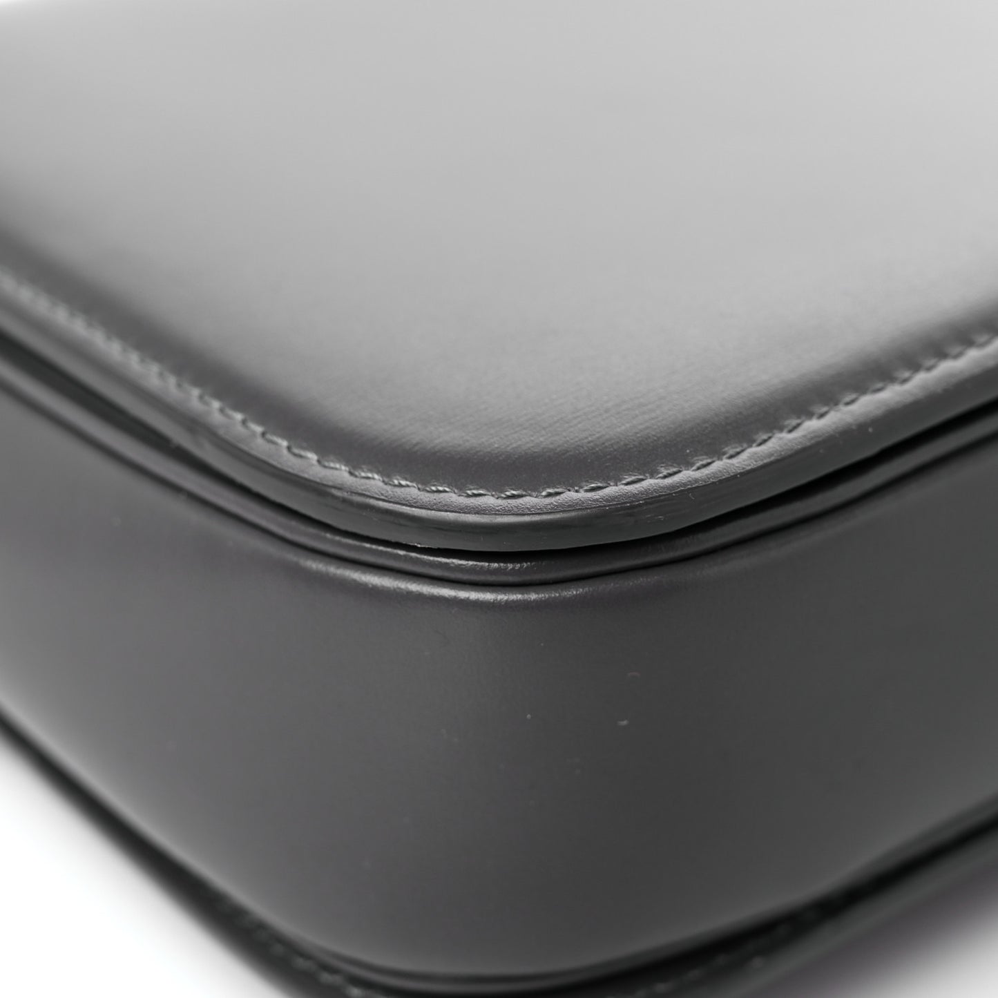 Shiny Calfskin Medium Triomphe Grey