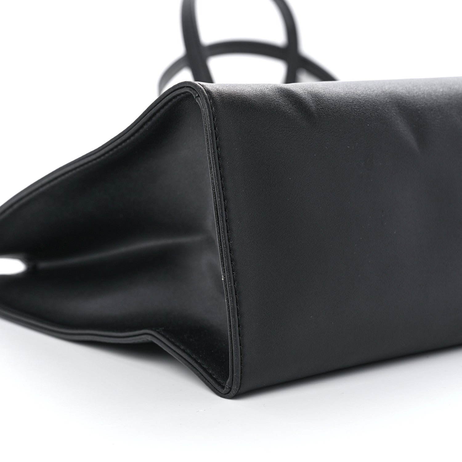 Telfar Vegan Leather Medium Shopping Bag Black 9 of 11