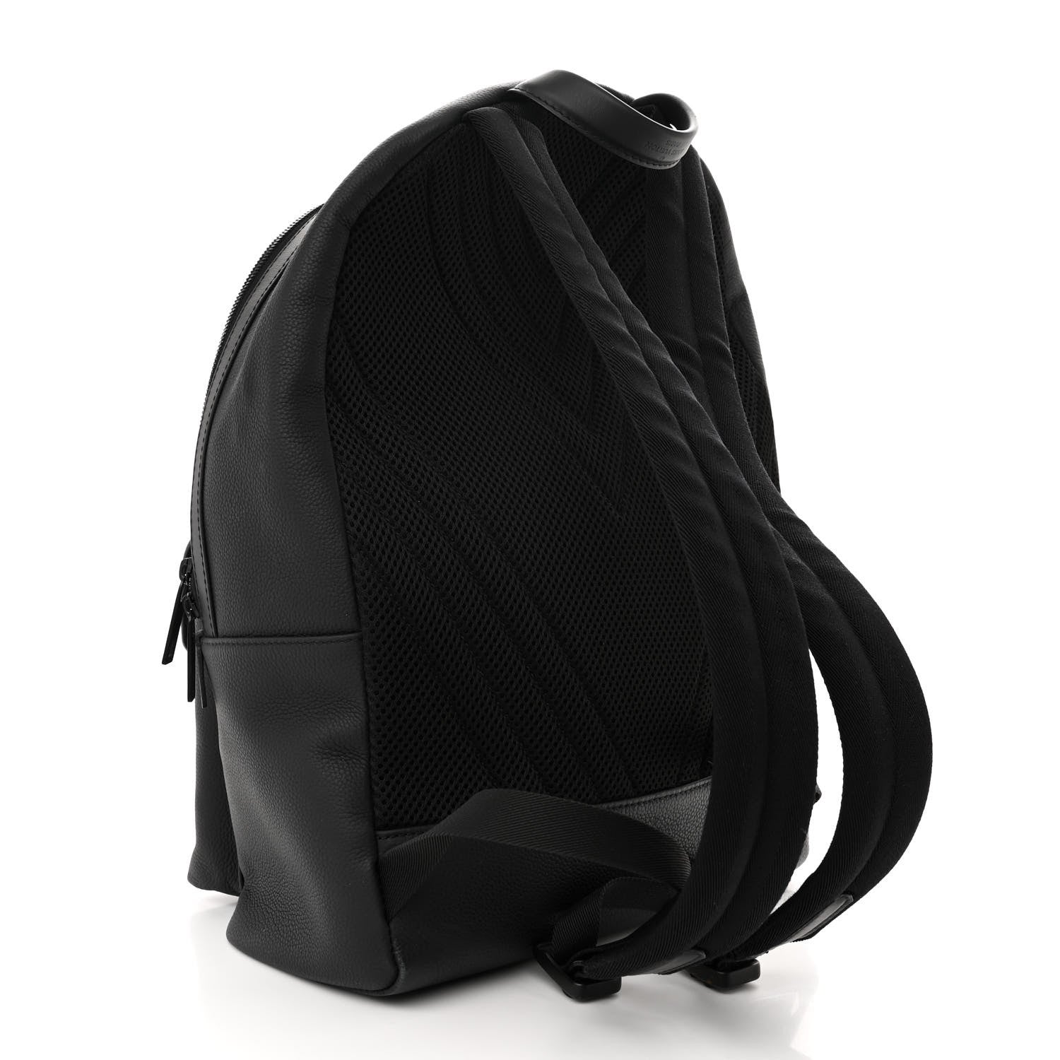 Louis Vuitton Grained Calfskin Aerogram Takeoff Backpack Black 3 of 9
