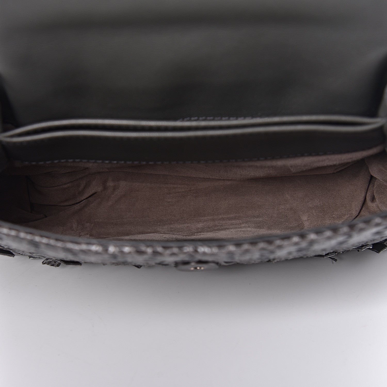 Bottega Veneta Ayers Intrecciato Baby Olimpia Light Grey 5 of 11