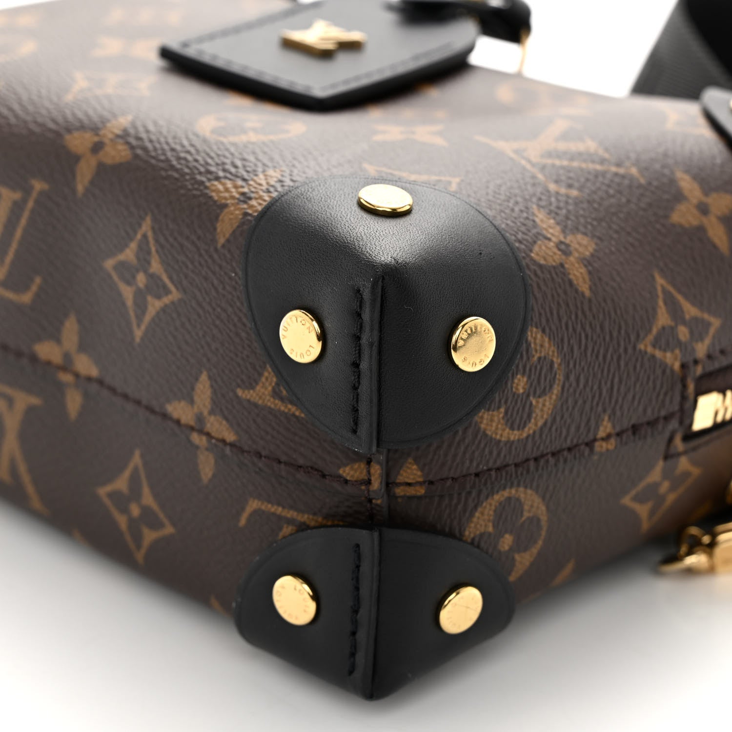 Louis Vuitton Monogram Petite Malle Souple Black 9 of 9