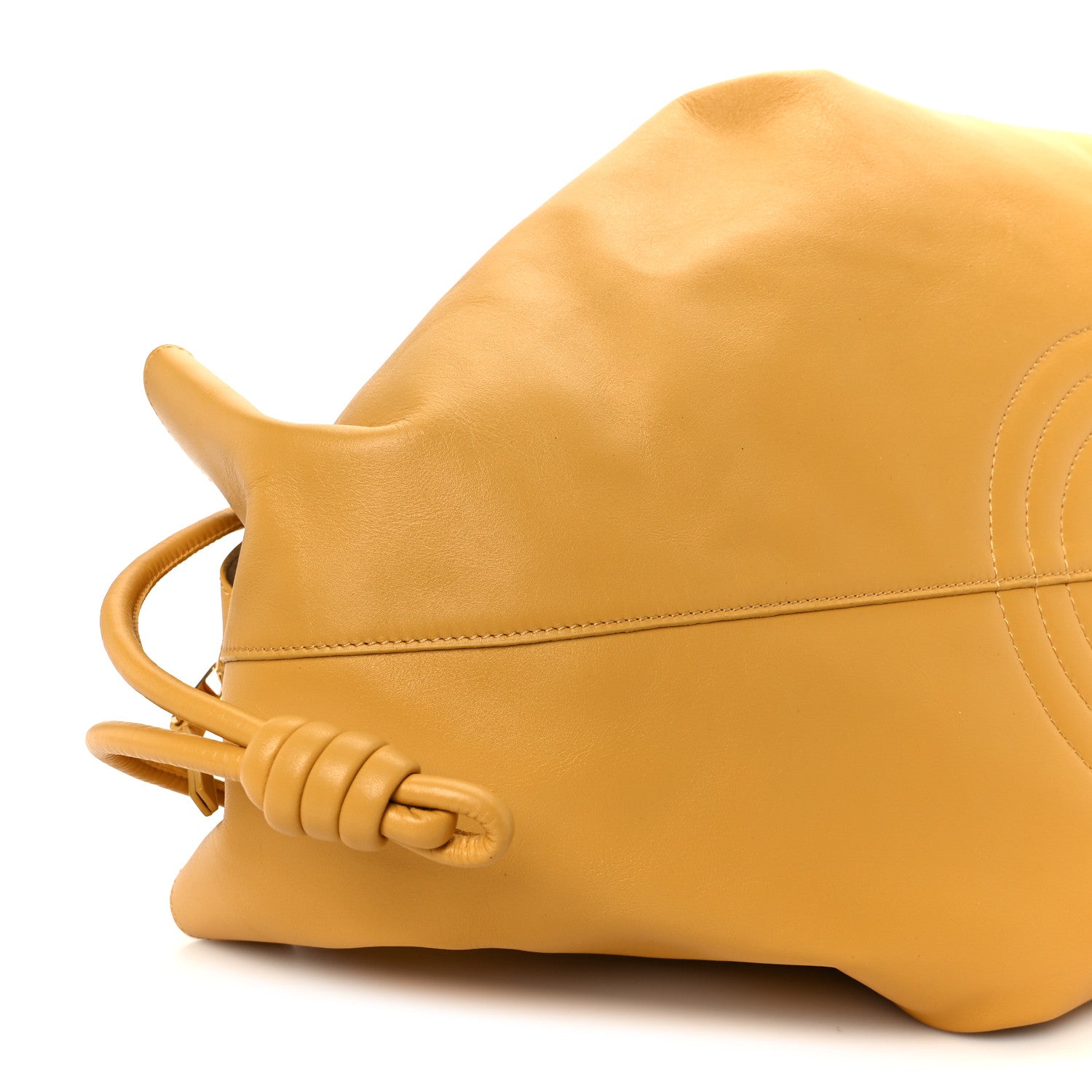 Loewe Shiny Nappa Calfskin Paseo XL Tote Yellow 10 of 11