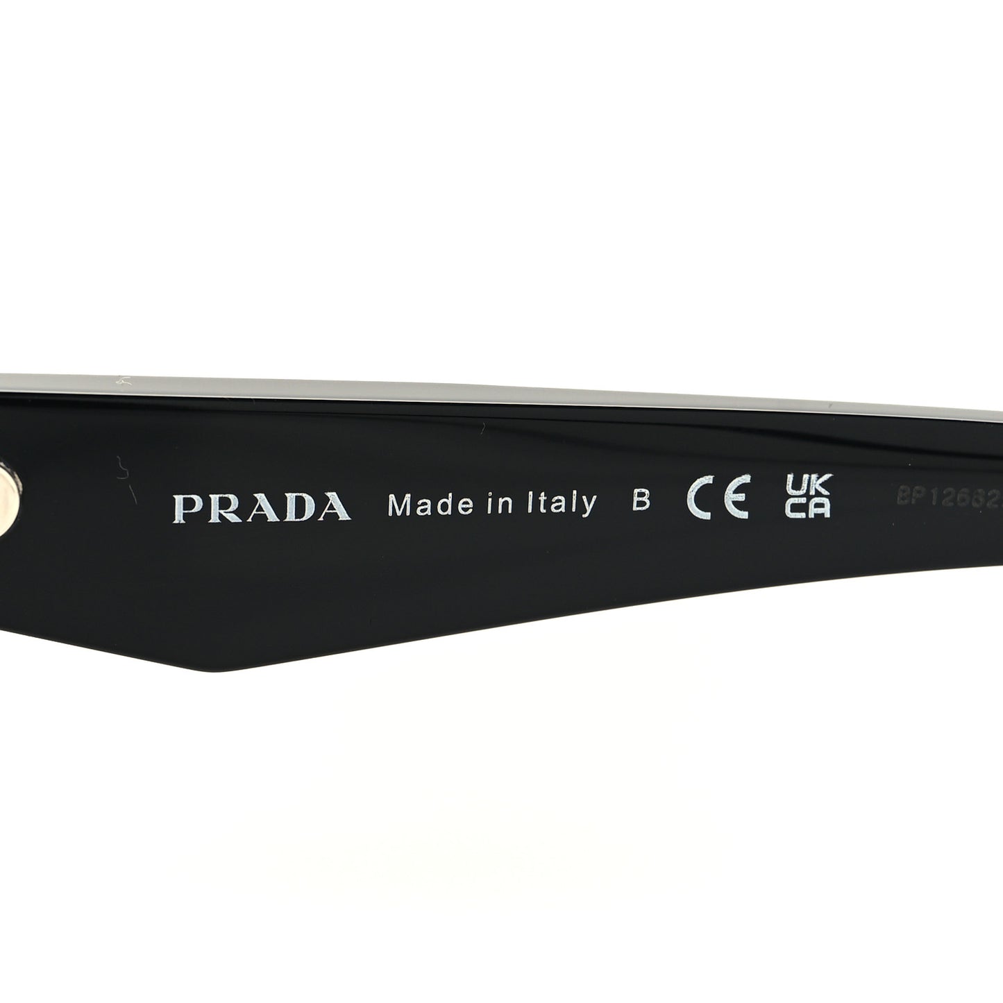 Acetate Oval Sunglasses SPR 26Z Black